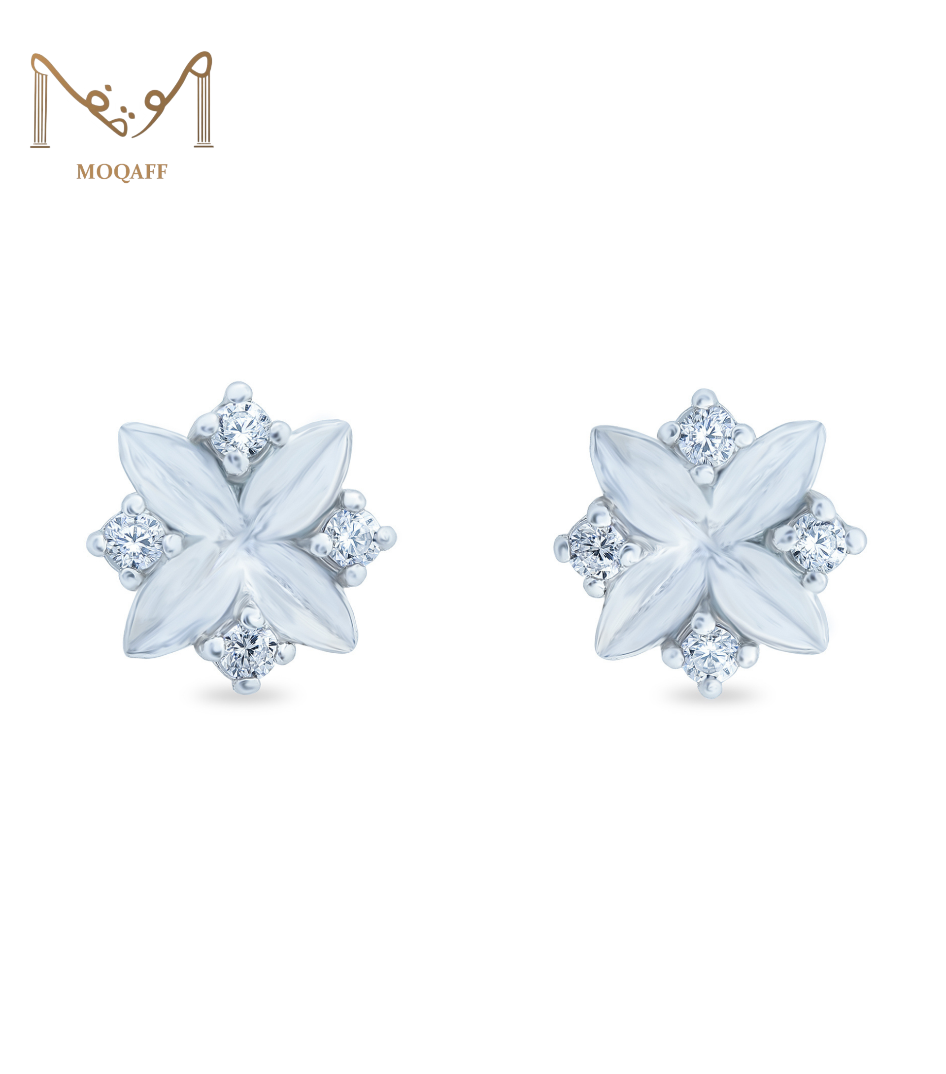 Humnava Ring & Studs (white)