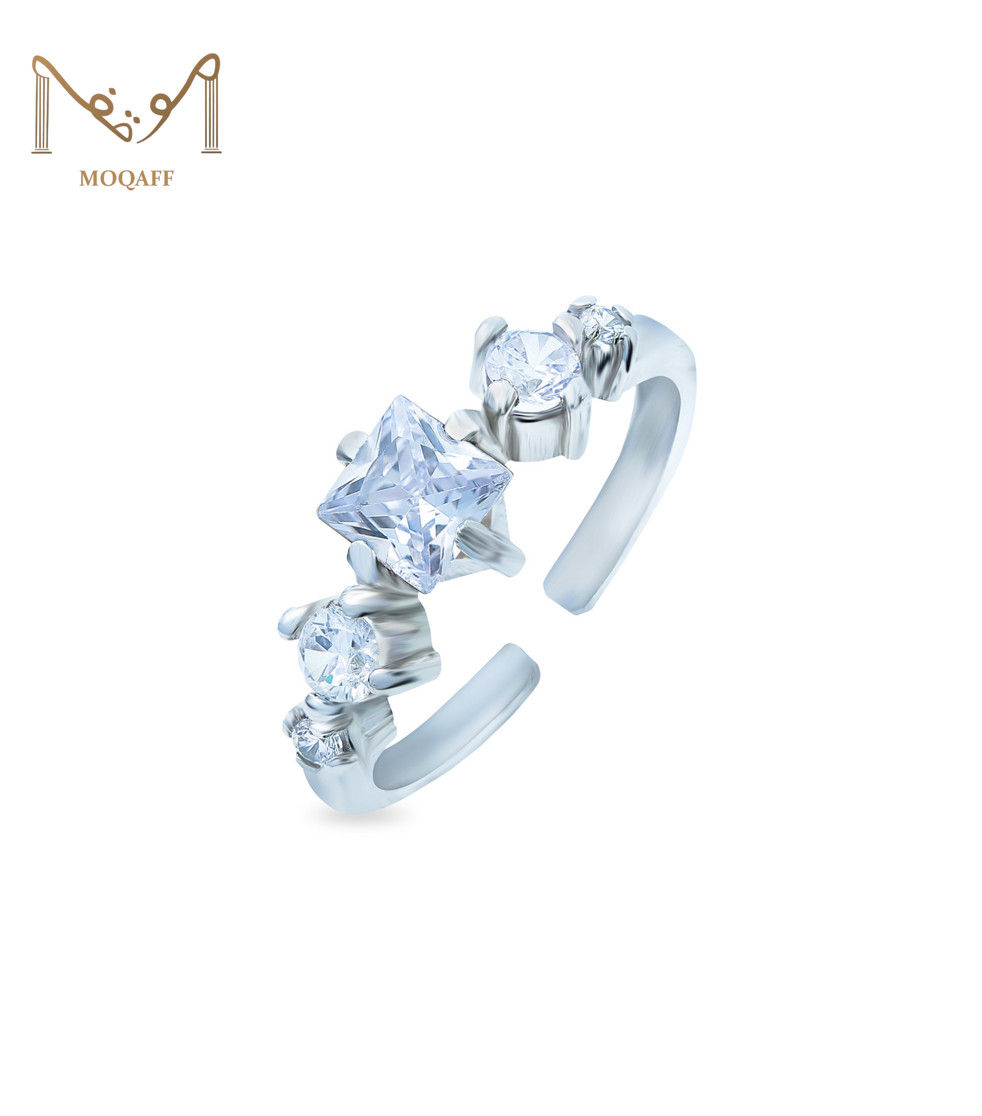 Humnava Ring & Studs (white)